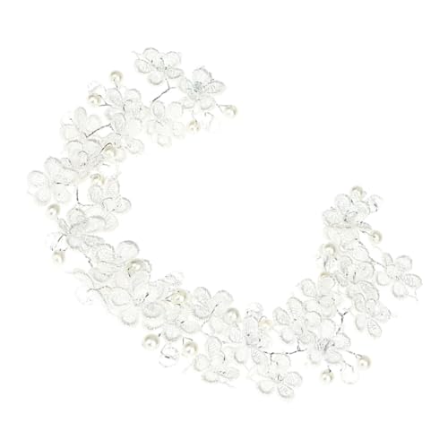 VICASKY Haarband aus Spitze mit Perlen Handgefertigtes Braut Haaraccessoire für Frauen Stirnband für Hochzeiten und Besondere Anlässe VICASKY Haarband aus Spitze mit Perlen Handgefertigtes Braut Haaraccessoire für Frauen Stirnband für Hochzeiten und Besondere Anlässe von VICASKY