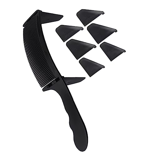 VICASKY Friseur Haarschneidekamm Satz für Männer Gebogener Kamm Professioneller Stylingkamm Haarschnittwerkzeug Friseurkamm für Herren von VICASKY