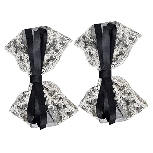 2 Stück Große Haarschleifen Haarklammer aus Spitze Fashion Haaraccessoire für Damen für Hochzeiten Partys 2 Stück Große Haarschleifen Haarklammer aus Spitze Fashion Haaraccessoire für Damen für Hochzeiten Partys von VICASKY