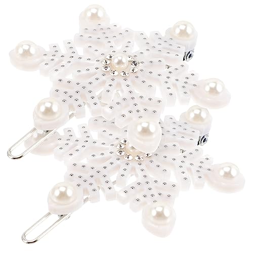 2 Stück Haarspangen Haarklammern für Damen Glitzernde Haaraccessoires für Hochzeiten Partys und Langlebig und Stabil von VICASKY