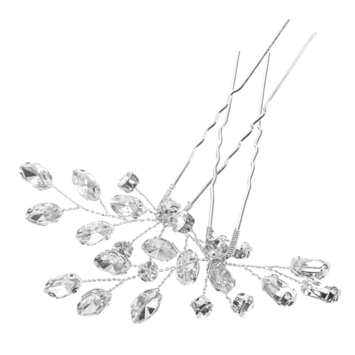 2 Stück U Förmige Haarnadeln aus Haaraccessoires für Bräute Haarklammern für Damen für Besondere Anlässe und Brautschmuck von VICASKY
