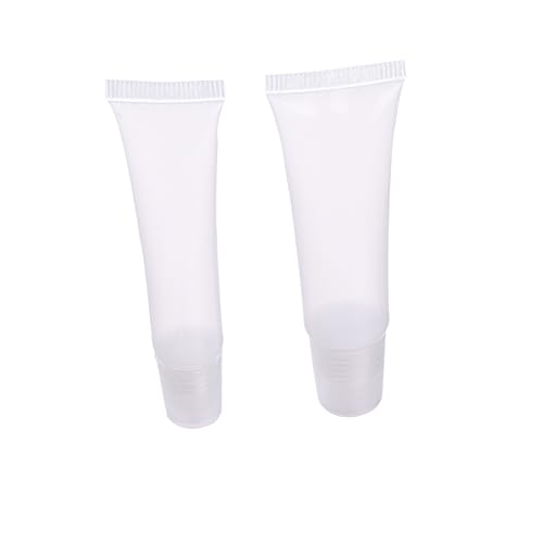 22Stücke Teiliges Lip Balm Röhren Nachfüllbare Lip Gloss Transparentes Makeup Container Auslaufsichere Kosmetikbehälter für Lippenbalsam Lotionen von VICASKY