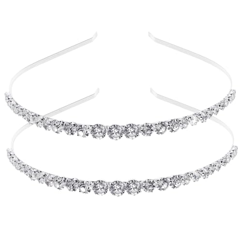 VICASKY 2stücke Strass Haarbänder Auffällige Haarschmuck Kopfband Für Mädchen Und Junge Mädchen Kreatives Party-accessoire Für Unvergessliche Momente von VICASKY
