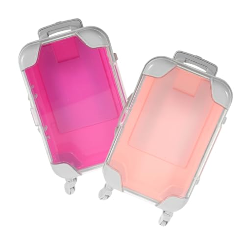2Stücke Make Up Koffer für Damen Schminktasche für Reisen Langlebig und Stylisch von VICASKY