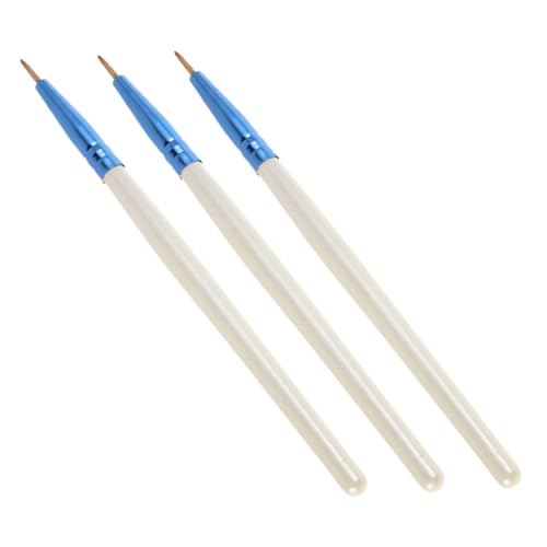 VICASKY 3stücke Teiliges Augen-make-up-pinselset Feiner Eyeliner-pinsel- Detaillierter Augenpinsel Zum Verbergen Von Hervorhebungen Mit Weichen Borsten von VICASKY