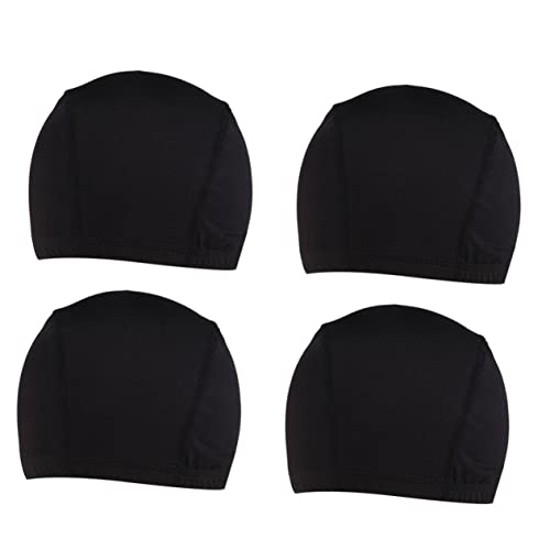 4 Stück Dehnbare mit Breitem Gummiband Elastische Haarnetze für Damen und Herren für Verschiedene Haartypen Atmungsaktiv und Bequem von VICASKY