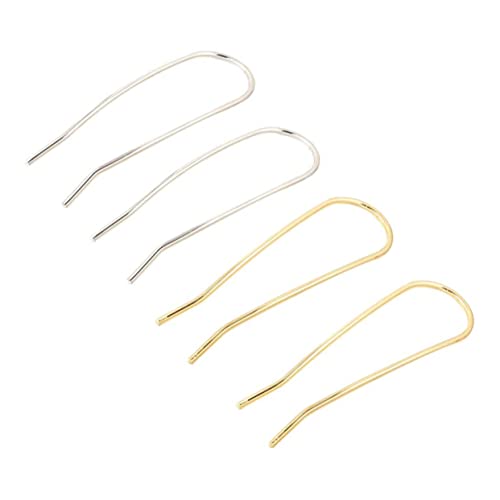 4 Stück U Förmige Haarnadeln aus Metall Haarschmuck Accessoires für Damen Partys Festivals von VICASKY