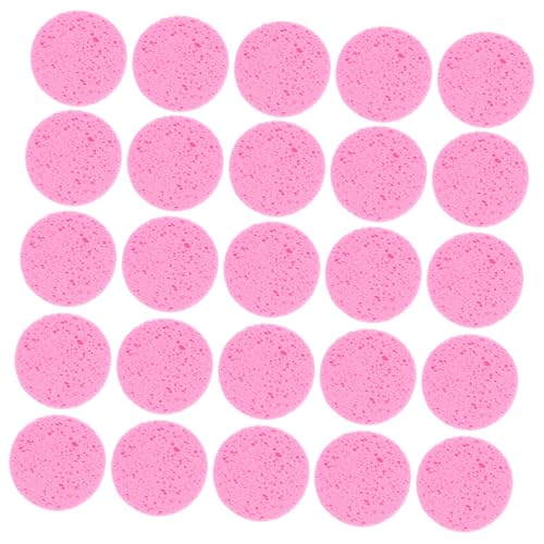 50Stücke Runde Gesichtsreinigungsschwämme aus Zellulose für Sanfte Makeup Entfernung und Tägliche Gesichtsreinigung für Empfindliche Haut von VICASKY