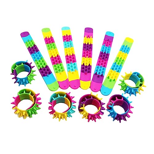 6 Stück Einhorn Silikon Armbänder für Handgelenkarmbänder für Jungen für Spaß Zufällige Farben Zufällige Farbe von VICASKY
