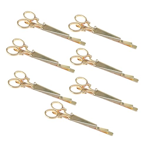 VICASKY 7 Stück Vintage Haarklammern Scheren Haarspangen Für Damen Hochzeitsfrisur Haaraccessoires Goldfarbene Haarclips Für Stilvolle Looks Dekorative Haarspangen Für Feste Und Partys von VICASKY