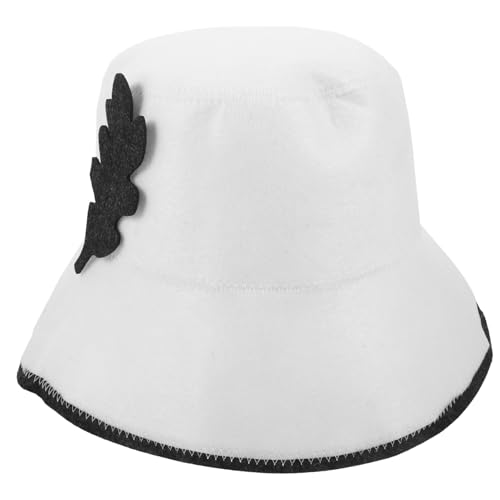 Filz Sauna Hut für Damen und Herren Atmungsaktive und Wasserabsorbierende Mütze für Sauna und Dampfbad Leicht und Bequem mit Praktischem Aufhängesystem von VICASKY