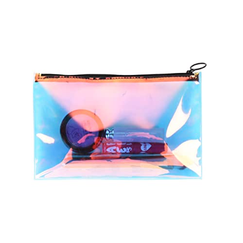 Kosmetiktasche Holographische Make Up Wasserdichtes Toilettenartikel Organizer für Reisen Gym Camping und Große Kapazität für Lippenstift Zahnbürste und Mehr von VICASKY