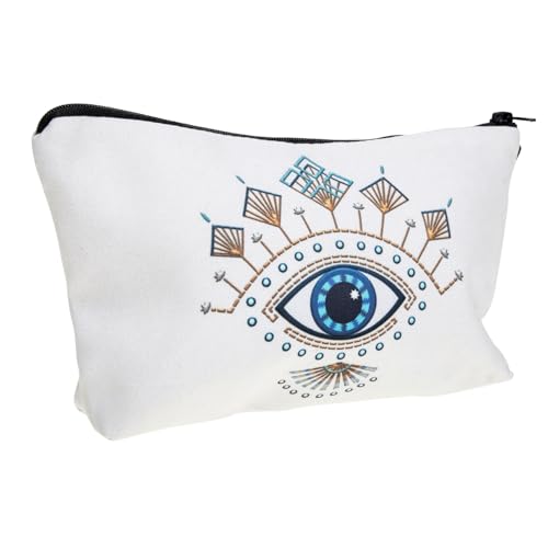Kosmetiktasche mit Evil Eye Multifunktionale Aufbewahrung für Make Up und Reiseaccessoires und Langlebig für Damen und Unterwegs Kosmetiktasche mit Evil Eye Multifunktionale Aufbewahrung für Make Up und Reiseaccessoires und Langlebig für Damen und Unterwegs von VICASKY