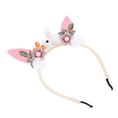 Rabbit Ears Haarband für Damen Hasenohren Haarschmuck für Kostümpartys Karneval Ostern und Festlichkeiten Bequemer und Auffälliger Kopfschmuck für Jede Feier von VICASKY