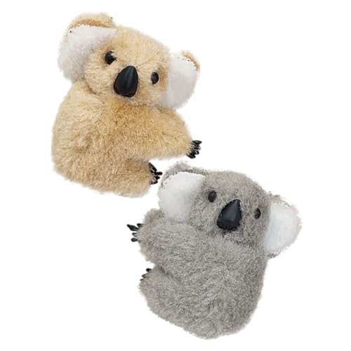 VICASKY Koala Stofftier-clips Süße Haarnadel Cartoon-haarnadeln Mini-koala-haarspange Haarschmuck Kleine Tierspange Süße Kleine Cartoon-spange Tier-haarnadeln Cartoon-haarspange von VICASKY