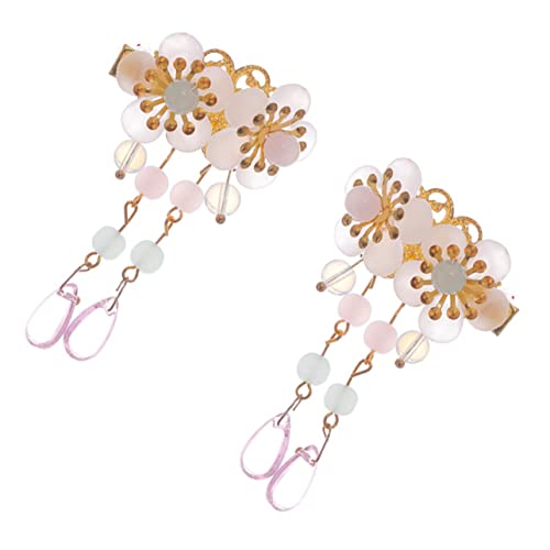 VICASKY 1 Paar Haarnadeln Perlen Haarspangen Haarspangen Hanfu Haarspange Hochzeit Haarspange Vintage Haarspange Kinder Haarspangen Chignon Haarspangen Kind Kristall von VICASKY