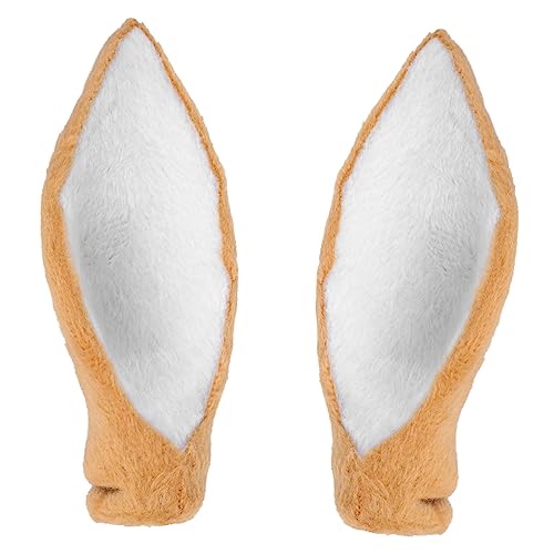 VICASKY 1 Paar Künstliche Hirschohren Party Hirschohr Kopfschmuck Gefälscht Haarschmuck Aus Hirschgeweih Plüsch Hirschohr Kopfschmuck Stütze Reh Rentiergeweih Stirnbänder Kunstfell Brown von VICASKY