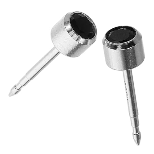 VICASKY 1 Paar Silber Ohrstecker für Damen Hypoallergen Spitzes Design für Empfindliche und Langlebige Ohrringe für Mehrere Piercings Vielseitig von VICASKY