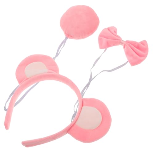 VICASKY Bärenohr-stirnband Aus Plüsch Bärenkostüm-accessoire Tierbär-kopfbedeckung Bärenkopfbedeckung Bärenohr-haaraccessoire Tierbär-kostüm Bärenohren-stirnbänder von VICASKY