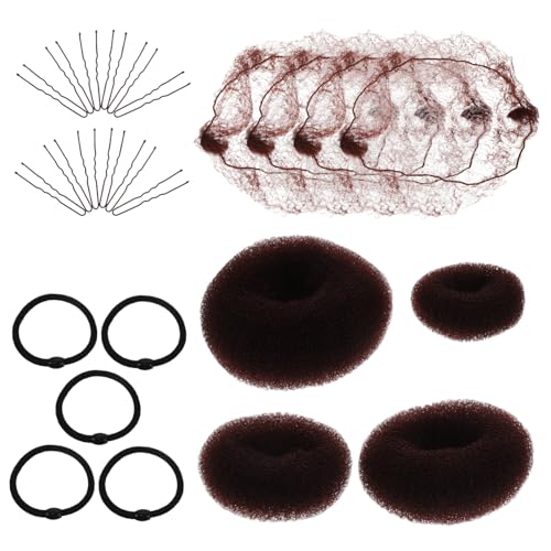 VICASKY Netz Für Haarknotenherstellung Duttmacher Mit Haarspangen Unsichtbares Haarnetz Haarschmuck Frauen Einfache Haarstyling-werkzeuge von VICASKY