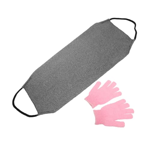 VICASKY 1 Satz Satz hinterer Luffa zum Körperpeeling Rückenwäscher für die Badewanne Duschzubehör für Koreanisches Peeling-Handtuch Peeling-Handschuhe Nylon von VICASKY