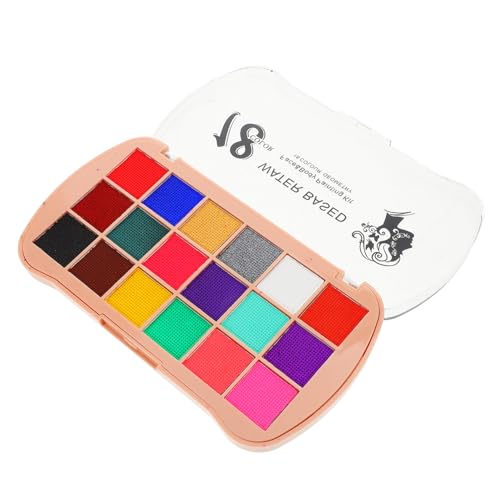 VICASKY 1 Satz Schminken Aquarellfarbe Gesichtsfarben Festival-Make-up-Farbe Party-Körperbemalung Schminksets Gesichts-Make-up-Pigment Cosplay-Make-up Pigmentpulver Rosa von VICASKY
