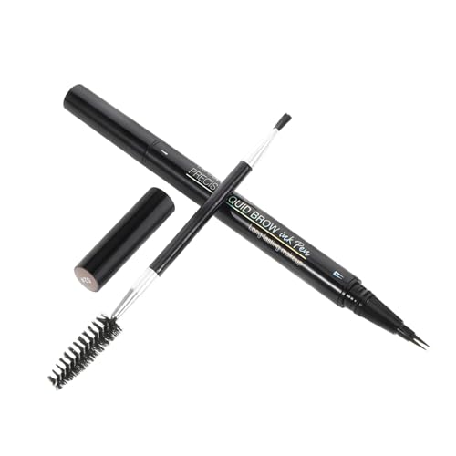 VICASKY Augenbrauenstift Mit Feiner Spitze Wasserfester Augenaufheller-stick Flüssiger Augenbrauen-make-up Für Ältere Frauen Und Anfänger Praktisches Zweifach-design von VICASKY