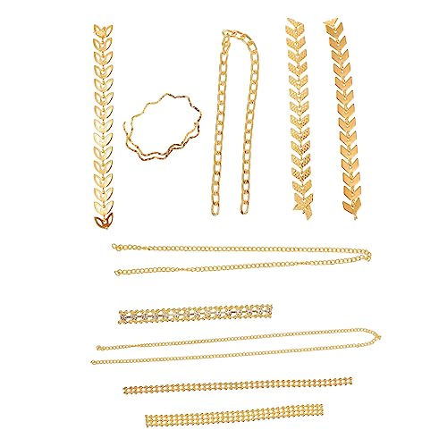 VICASKY 1 Schachtel Nail Art Dekoration aus Zinklegierung Diy Zubehör für Nagelgestaltung Mehrfarbige Ketten für Nail Art Designs für Damen und Nagelkunst Enthusiasten von VICASKY