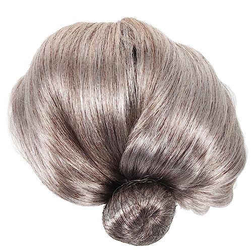 VICASKY Perücken-kostümset Für Alte Damen – Oma-perücke Und Brille Für Damen – Cosplay-partyzubehör – Halloween-rollenspiel-accessoire von VICASKY