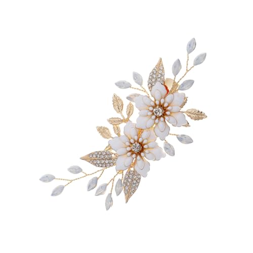 VICASKY 1 Stück Braut Kopfschmuck Haarspange Abschlussball Braut Haarspange Brautjungfer Party Mädchen Tiara Haarschmuck Für Haarnadeln Clips Hochzeitsdekor Dekoration von VICASKY