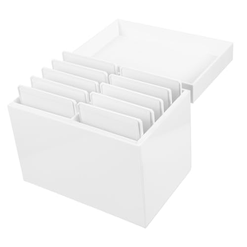 VICASKY 1 Stück Eyelash Extension Storage Box Lagig Kosmetischer Organizer für Wimpernverlängerungen Abnehmbares Design Transparent für Beauty Salons und Persönliche Nutzung von VICASKY