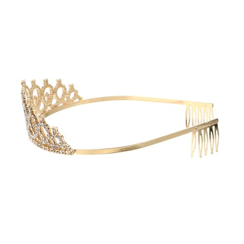 VICASKY Zarte Krone Kopfbedeckung Mit Strasssteinen Für Mädchen Exquisiter Mädchenschmuck Einheitliche Für Geburtstag Oder Aufführung von VICASKY