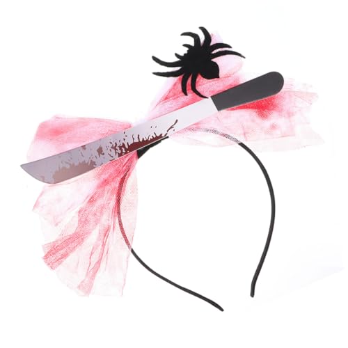VICASKY Halloween Haarband Originelles Kreuz Kopfschmuck Party Stirnband Rot Schwarz Haarschmuck Für Karneval Fasching VICASKY Halloween Haarband Originelles Kreuz Kopfschmuck Party Stirnband Rot Schwarz Haarschmuck Für Karneval Fasching von VICASKY