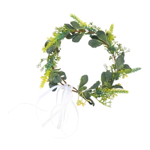 VICASKY 1 Stück Imitation Lavendel Blumenkranz Haarschmuck für Hochzeiten Partys und Besondere Anlässe Handgefertigtes Kopfbedeckung Gelb Leicht und Bequem von VICASKY