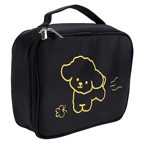 VICASKY Reise-kulturtasche Tragbar Make-up-Kosmetiktasche Kosmetik-Aufbewahrungstasche Reise-Organizer Handheld Kulturbeutel Schwarz von VICASKY