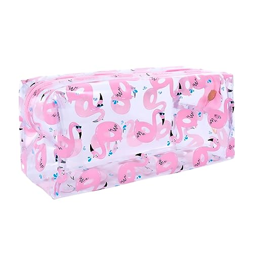 VICASKY 1 Stück Kosmetiktasche aus PVC wasserdichte Make Up Aufbewahrung für Damen für Reisen Vielseitig Waschbeutel oder Strandtasche von VICASKY