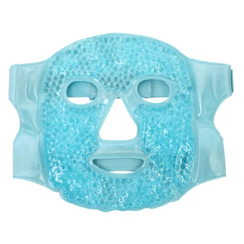 VICASKY 1 Stück Kühlende Gel Gesichtsmaske Wiederverwendbar zur Reduzierung von Schwellungen und Augenringen für Hautpflege und Entspannung für Müde Haut und Migräne von VICASKY