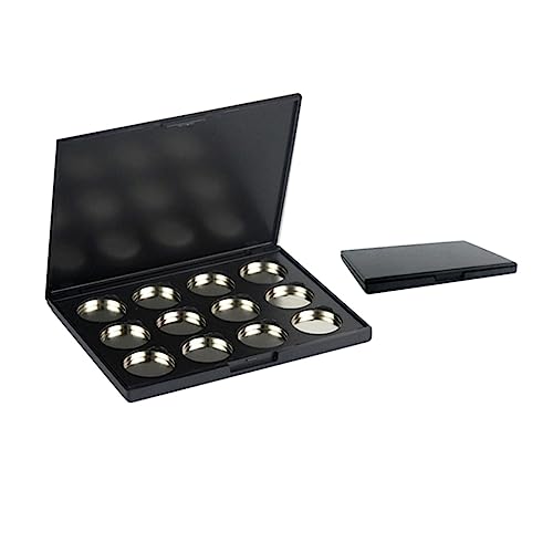 VICASKY 1 Stück Lidschatten-Magnetbox leere Kosmetiktasche leere Lidschattenpalette leeres Make-up Lidschatten-Palette Schwarz von VICASKY