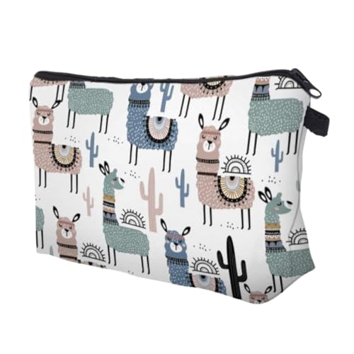 VICASKY 1 Stück Multifunktionale Kosmetiktasche mit Digitaldruck Große Reisetasche für Damen zur Aufbewahrung von Toilettenartikeln und Unterwegs Leicht und Strapazierfähig von VICASKY