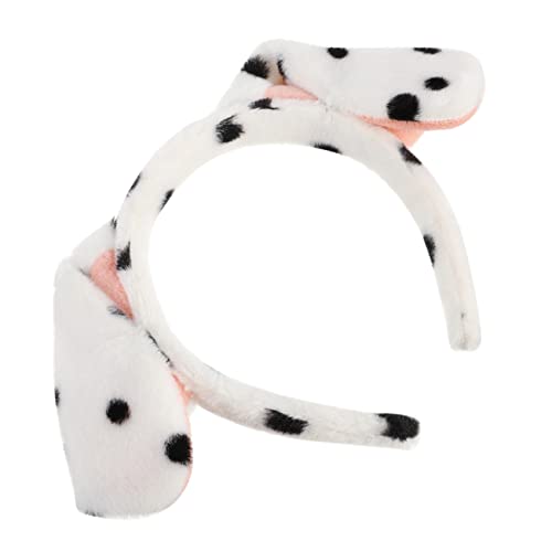 VICASKY 1 Stück Ohr-stirnband – Hundeohren-haarband Für Welpen Dalmatiner-welpenohren Cosplay Tierohr-haarreif Lustiger Party-kopfschmuck von VICASKY