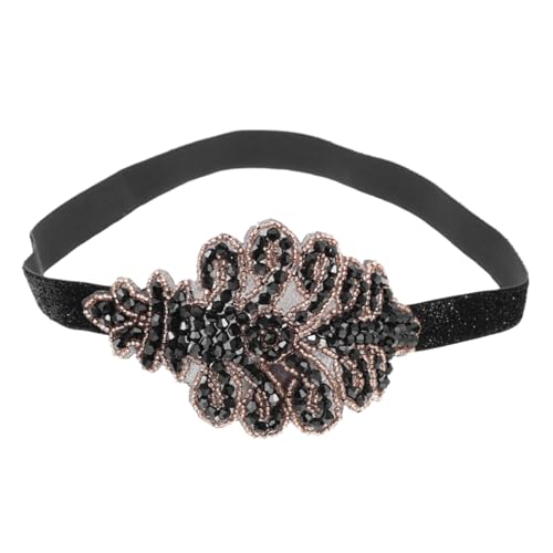VICASKY 1 Stück Retro -Strasshaarband Stirnband Party Flapper-Kopfbedeckung aus den 1920er Jahren Spitze hochzeitsdeko Flapper-Kopfstück Flapper-Stirnbänder für Frauen Gummiband VICASKY 1 Stück Retro -Strasshaarband Stirnband Party Flapper-Kopfbedeckung aus den 1920er Jahren Spitze hochzeitsdeko Flapper-Kopfstück Flapper-Stirnbänder für Frauen Gummiband von VICASKY