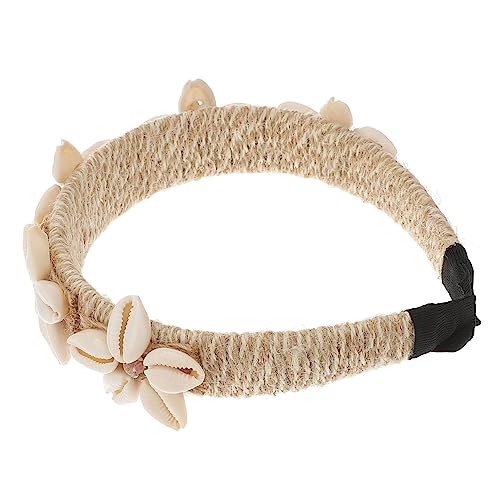 VICASKY Muschel Stirnband Damen Haarband Muschel Kopfschmuck Kopfschmuck Muscheln Haarreif Mädchen Kopfbedeckung Braut Partykostüm von VICASKY