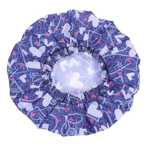 VICASKY Doppelschichtige Herren-duschhut Aus Peva Und Oxford Reißfest Tragbar Und Wiederverwendbar Für Reisen Und Haarschutz von VICASKY