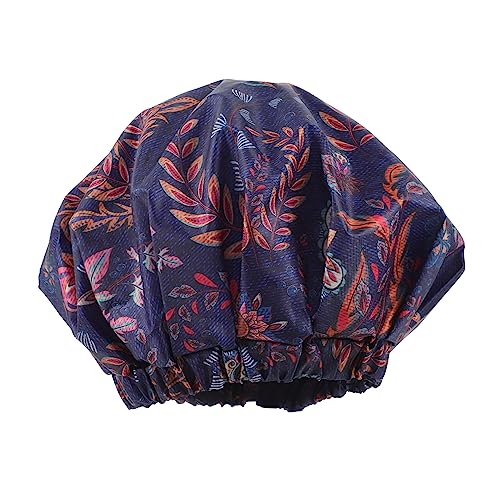 VICASKY Doppellagige Badekappe für Männer Langlebig Oxford Stoff für Lange Haare Leicht zu Reinigen für Badezimmer von VICASKY