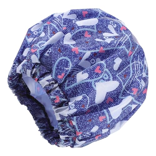 VICASKY Wasserdichte Badekappen Für Männer Mit Gummiband Geeignet Für Verschiedene Kopfumfänge Zum Schutz Vor Nassen Haaren Beim Baden Und Waschen Doppelschicht-badehüte Aus von VICASKY