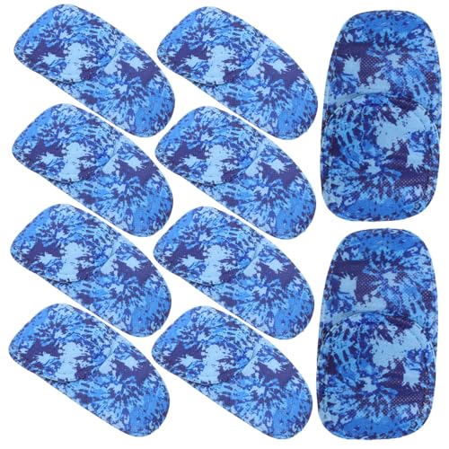 VICASKY 10 Stück Augenabdeckung Lazy Eye Amblyopie Strabismus Brillen Behandeln Eye -blockierfleck Für Gläser Schlafende Augenklappe Faule Augenklappe Für Augenmaske Blau Vlies von VICASKY