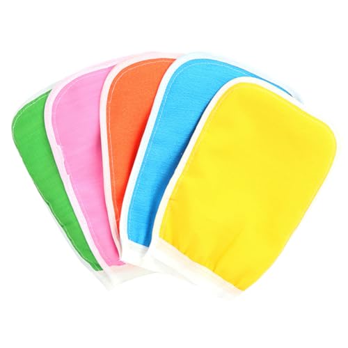 VICASKY 10 Stück Badetuch Körper Handschuh Reinigungsmittel Peeling schrubben baden reinigungstuch Zufällige Farbe von VICASKY
