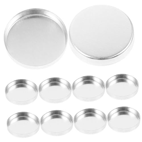 VICASKY 10 Stück Druckplatten-verpackungsbox Tablett Leerer Lidschattenhalter Z-palette Kleines Lidschattenetui Behälter Für Lidschatten Leere Lidschattenpalette Fall Silver Aluminium VICASKY 10 Stück Druckplatten-verpackungsbox Tablett Leerer Lidschattenhalter Z-palette Kleines Lidschattenetui Behälter Für Lidschatten Leere Lidschattenpalette Fall Silver Aluminium von VICASKY