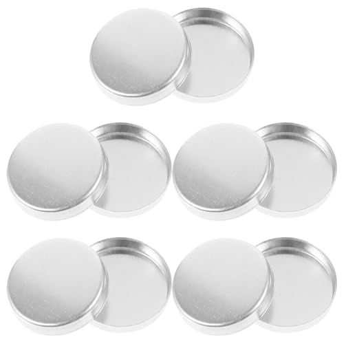 VICASKY 10 Stück Make -up -paket Aluminiumplatte Leer Kleines Lidschattenetui Z-palette Behälter Für Lidschatten Neutrale Lidschattenpalette Tabletts Make -up -behälter Fall Silber von VICASKY