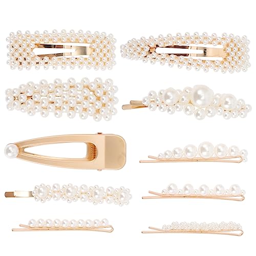 VICASKY Elegantes Haarnadel-set - 10-teiliges Damen-haarspangen-set Dekorative Haarspange Für Partys & Feiern von VICASKY